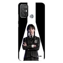 Чохли Венсдей на TECNO Pop 6 Pro (BE8) Уенсдей (AlphaPrint) (W-Wednesday)