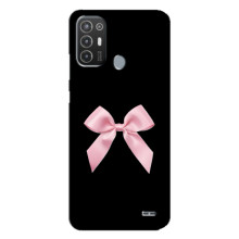 Чехол банты для TECNO Pop 6 Pro (BE8) – Бант на черном