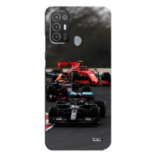 Чехол Формула1 на TECNO Pop 6 Pro (BE8) – Гонка Ф1