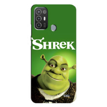 Чехол с мультфильмом Шрек на TECNO Pop 6 Pro (BE8) – Шрек