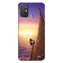 Чохол з мультфільмом Ваяна TECNO Pop 6 Pro (BE8) (Ваяна в морі)