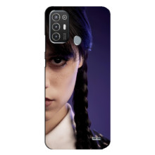 Чехол с дизайном Венздей 2 на TECNO Pop 6 Pro (BE8) – Глаза Уэнсдей