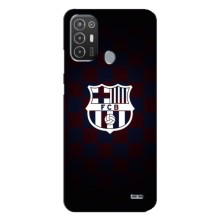 Чехол с картинкой ФК Барселона на Техно Поп 6 Про (Лого FCB)