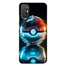 Чохол з Пікачу на TECNO Pop 6 Pro (BE8) (М'яч Пікачу)