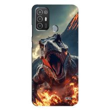 Чехол с картинкой «Хищники» для TECNO Pop 6 Pro (BE8) – Динозавр