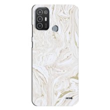 Мраморний чехол на TECNO Pop 6 Pro (BE8) (VPrint) (Білий мрамор)