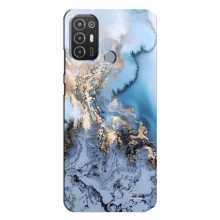 Мраморний чехол на TECNO Pop 6 Pro (BE8) (VPrint) (Ніжний мрамор)
