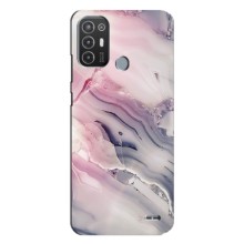 Мраморний чехол на TECNO Pop 6 Pro (BE8) (VPrint) (Пурпурний Мрамор)