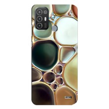 Мраморний чехол на TECNO Pop 6 Pro (BE8) (VPrint) (Радужний Мрамор)