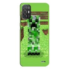 Чохли для TECNO Pop 6 Pro (BE8) (Персонажі МайнКрафт) (Кріпер 2)
