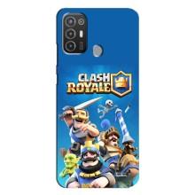 Силиконовый Чехол (атрибутика Клеш Роял) для TECNO Pop 6 Pro (BE8) – Клеш Король