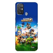 Силиконовый Чехол (атрибутика Клеш Роял) для TECNO Pop 6 Pro (BE8) – Клеш рояль