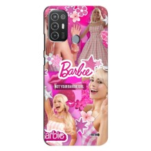 Силиконовый Чехол Барби Фильм на TECNO Pop 6 Pro (BE8) (Барби)