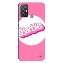 Силиконовый Чехол Барби Фильм на TECNO Pop 6 Pro (BE8) (Лого Барби)