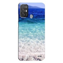 Силіконовий чохол з КАРТИНКАМИ літо для TECNO Pop 6 Pro (BE8) (AlphaPrint) (Море)