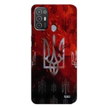 Украинские Чехлы для TECNO Pop 6 Pro (BE8) с картинкой УПА (AlphaPrint) (ГЕРБ УПА)