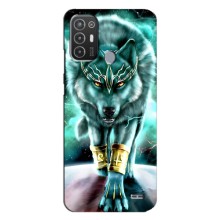 Захисні чохли для ТЕСNО Рop 6 Рro (BE8) (AlphaPrint) (ХІТ продаж) ВОВК (Яскравий вовк)