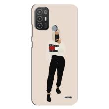 Силіконовый Чохол на TECNO Pop 6 Pro (BE8) з картинкой Модных девушек – Стильна