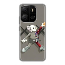 Чохли для Tecno Pop 7 Pro - Bearbrick Louis Vuitton (PREMIUMPrint) (Беарбрік Джордан)