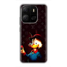 Чехлы для Tecno Pop 7 Pro - Скрудж МакДак Louis Vuitton (PREMIUMPrint) (Скрудж с бриллиантом)