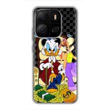 Чехлы для Tecno Pop 7 Pro - Скрудж МакДак Louis Vuitton (PREMIUMPrint) (Стильная Утка)