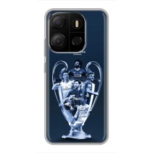 Чехлы для Tecno Pop 7 Pro (VPrint) - Футбольные клубы (Кубок ЛЧ)