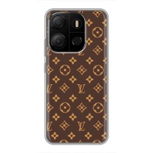 Чехлы Луи Витон для Tecno Pop 7 Pro (AlphaPrint - LOUIS VUITTON) (фон LOUIS VUITTON)