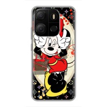 Чехол Disney Mouse Tecno Pop 7 Pro (PREMIUMPrint) (Минни peace)