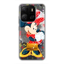 Чехол Disney Mouse Tecno Pop 7 Pro (PREMIUMPrint) (Minni с бантиком)