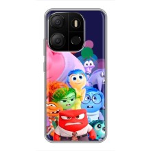 Чехол Головоломка для Tecno Pop 7 Pro - (AlphaPrint) (Герои головоломки)