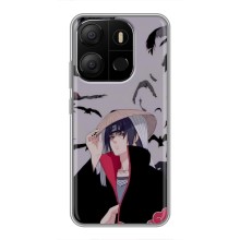 Анимешный чехол для Tecno Pop 7 Pro (Итачи Itachi)