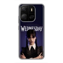 Силиконовый чехол с картинкой для Tecno Pop 7 Pro (Wednesday)