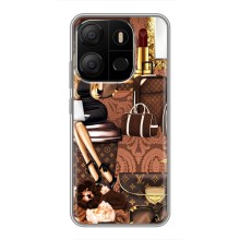 Чохол Стиль Louis Vuitton на Tecno Pop 7 Pro (Мода Луі Віттон)