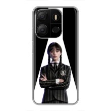 Чехлы Венсдей на Tecno Pop 7 Pro Уэнсдей (AlphaPrint) (W-Wednesday)