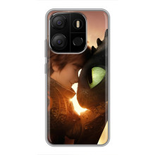 Чехол дракон Беззубик для Tecno Pop 7 Pro – Беззубик и Иккинг