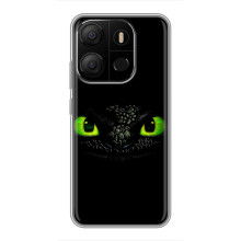 Чехол дракон Беззубик для Tecno Pop 7 Pro – Глаза Беззубика