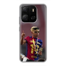 Чехол с футболистом Ламин Ямаль Tecno Pop 7 Pro