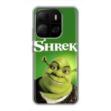 Чехол с мультфильмом Шрек на Tecno Pop 7 Pro – Шрек