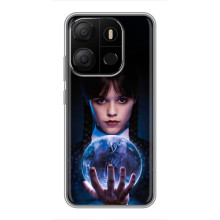 Чехол с дизайном Венздей 2 на Tecno Pop 7 Pro – Волшебная Уэнсдей