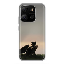 Чехол как приручить дракона на Tecno Pop 7 Pro – Беззубик