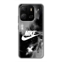 Чехол с логотипом Найк на Tecno Pop 7 Pro – Найк дымчатый