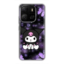 Чохол з персонажем Куромі на Tecno Pop 7 Pro – Куромі на чорному