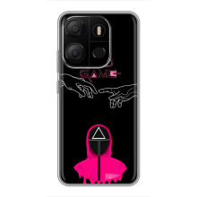 Чехол Гра в кальмара для Tecno Pop 7 Pro – Охранник