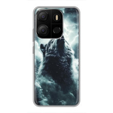 Чехол с картинкой «Хищники» для Tecno Pop 7 Pro