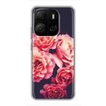 Чехлы с тематикой "ЦВЕТЫ" на Tecno Pop 7 Pro (Бутоны)