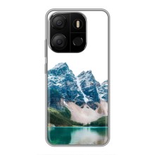 Силиконовый чехол с КАРТИНКАМИ лето для Tecno Pop 7 Pro (AlphaPrint) (Гори)