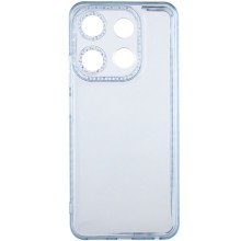 Чехол TPU Starfall Clear для Tecno Pop 7 – Голубой