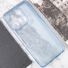 Чехол TPU Starfall Clear для Tecno Pop 7 – Голубой