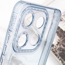 Чехол TPU Starfall Clear для Tecno Pop 7 – Голубой