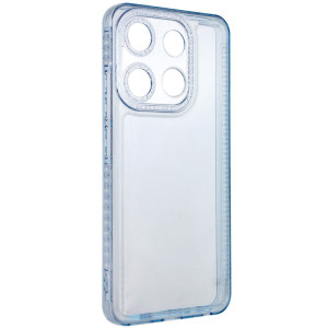 Чехол TPU Starfall Clear для Tecno Pop 7 (Голубой)